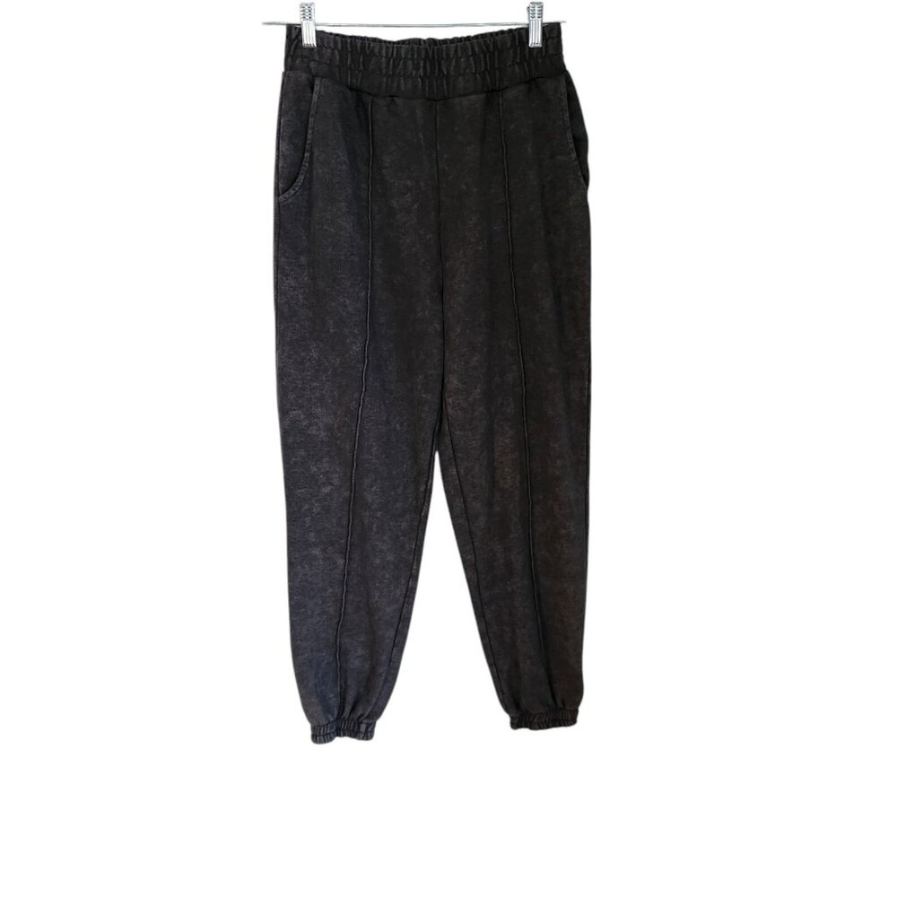 DeFacto Sweatpants Washed Black Gritty‎ Grunge Womens Medium Jogger Athleisure